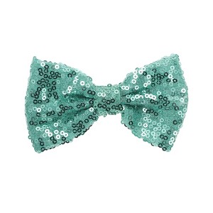 Unique Bargains Elegant Sequins Bow Hair Clip 1 Pc - 1 of 4