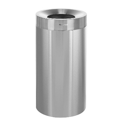 Simplehuman 50l Slim Open Commercial Trash Can Brushed Stainless Steel :  Target