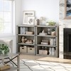 5 Tier Bookcase, Farmhouse Book Shelf with Storage, Tall Book Case Wooden 5 Shelf Bookcase for Home Office, Living Room, Bed Room - 3 of 4