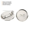 Unique Bargains Metal DIY Blankets Crafts Brooch Making Home Sewing Blank Trays Safety Pins 50 Pcs - 4 of 4