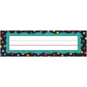 Carson Dellosa Education Colorful Chalkboard Name Plates (36 desk nameplates) - 1 of 4