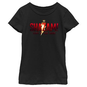 Girl's Shazam! Fury of the Gods Movie Logo T-Shirt - 1 of 4