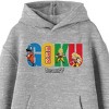 Dragon Ball Z Multiple Goku Youth Heather Gray Hoodie - 2 of 3