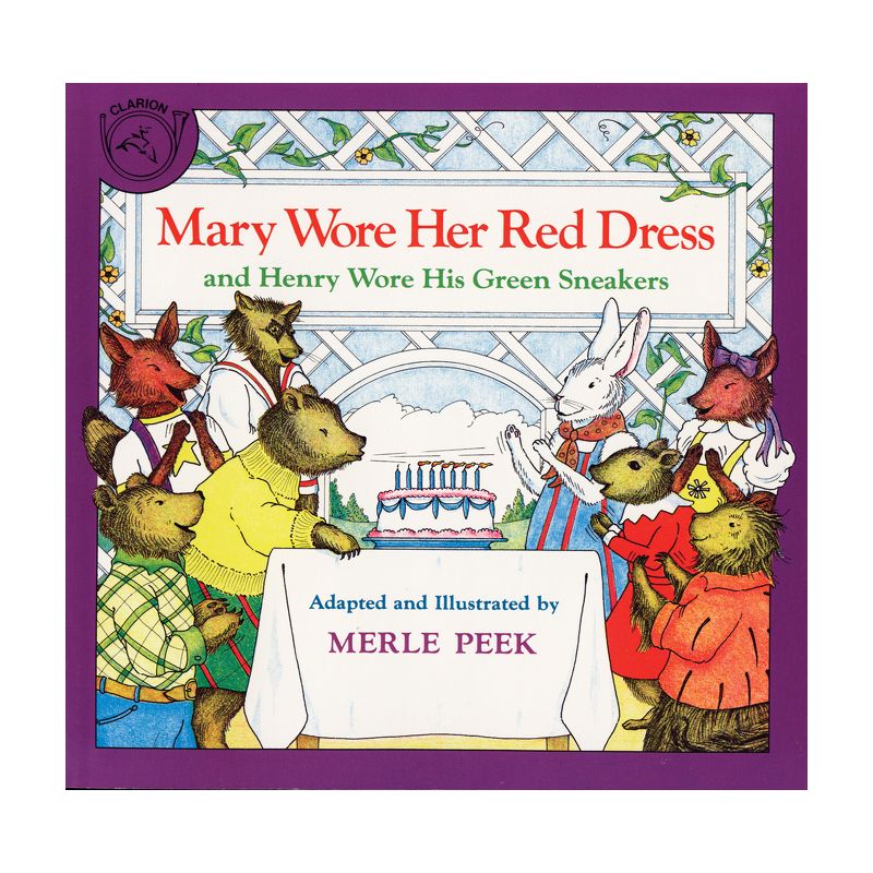 Mary Wore Her Red Dress and Henry Wore His Green Sneakers - by  Merle Peek & James Cross Giblin (Paperback), 1 of 2