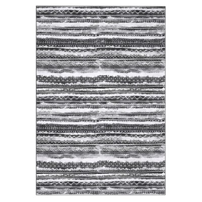 Washable Vintage Printed Rug Non Slip Low Pile Rug Soft Throw Floor Cover Foldable Indoor Carpet for Living Room Bedroom Playroom