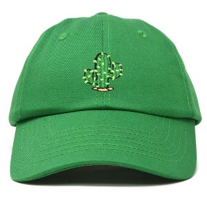 Dalix Cactus Embroidered Cap Cotton Succulent Baseball Hat Plant Adjustable Womens - 1 of 4