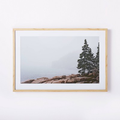 36 x 24 Foggy Seaside Framed Wall Art - Threshold™ designed with Studio  McGee