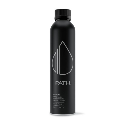 Pathwater aluminum water bottle is an alternative to single-use plastic