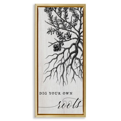 Stupell Industries Dig Your Own Roots Empowering, 15" x 31"