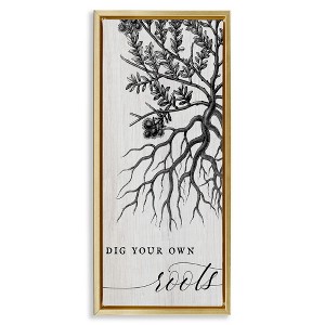 Stupell Industries Dig Your Own Roots Empowering, 15" x 31" - 1 of 4
