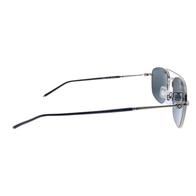 Buy Montblanc Mb 0127s 001 Unisex Square Sunglasses Silver 56mm Online In Canada