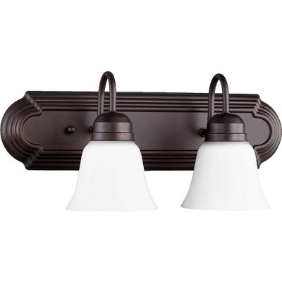 Quorum Lighting 2 - Light Vanity in  Oiled Bronze