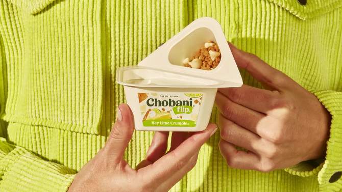 Chobani Flip Key Lime Crumble Low Fat Greek Yogurt - 4ct/4.5oz Cups, 2 of 12, play video