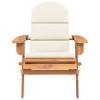 vidaXL Adirondack Patio Chair with Cushions Solid Wood Acacia - 3 of 4