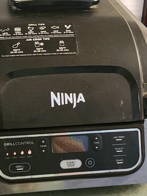 Ninja EG201 Foodi 4qt 6-in-1 Countertop Indoor Grill, Air Fryer, Stainless  Steel