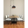 Elegant Lighting Nora 1 Light Black plug-in pendant - 2 of 4