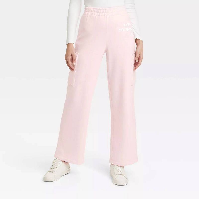 Women's Self Love Club Graphic Pants - Pink, 1 of 9