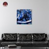 Notoriart Blue Brush Sneakers Wall Art Framed - 2 of 4