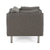 Sapphtopaz Modern Accent Chair Lounge Upholstery Chairs Wood Comfy Chair for Bedroom with Steel Leg Accent Chairs for Living Room, Nursery - 4 of 4
