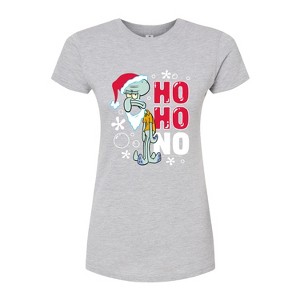 Women's - SpongeBob SquarePants - Ho Ho No Fitted Graphic T-Shirt - 1 of 4