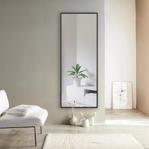 Spassway Metal Full Length Mirror Decorative Wall Mirror Accent Floor Mirror Modern Wall Decor for Living Room Bedroom Entryway - 1 of 4