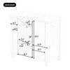 Christopher Knight Home Vivian Modern 36" Freestanding Bathroom Vanity with Ceramic Sink, Drawers and Adjustable Shelf - 4 of 4