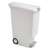 simplehuman 40L Slim Plastic Step Trash Can - 2 of 4