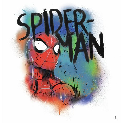 RoomMates Marvel Spider-Man Classic Graffiti Burst Peel and Stick Giant Wall Decal Single Sheet