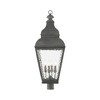 Livex Lighting Exeter 4 - Light Post Light in  Charcoal - 2 of 4