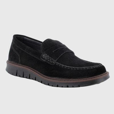 Mateo Made in Italy Men’s Suede Penny Loafers by Alpine Swiss