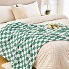 Lomsoe Checkered Blanket Flannel Throw Blankets Soft Cozy Checkered Grid Print Chessboard Pattern Throws for Bed Sofa Couch. - 4 of 4