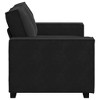 vidaXL 2-seater Sofa Black - 4 of 4