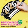 Big Dot of Happiness Hello New Year's Eve Party Headbands, 2026 New Years Resolution Party Hats, New Year Party Favors, 2026 NYE Party Decorations, - 3 of 4