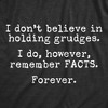 Mens I Remember Facts Forever T Shirt Funny Sarcastic Novelty Graphic Tee - Crazy Dog Men's T Shirt - 2 of 4