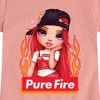 Girls' - Rainbow High - Ruby Pure Fire Fitted Short Sleeve Graphic T-Shirt - 2 of 4