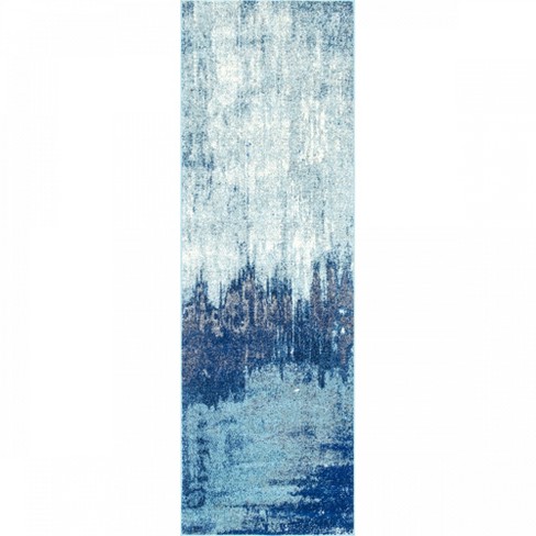 Nuloom Alayna Abstract Waterfall Kitchen Runner Rug - Hallway, Entryway ...
