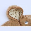 MyKids-USA Unisex Plush Hoodie Coat Outfit Wearing - 4 of 4