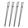 Room & Joy 33.31" 4pk Steel Hairpin Furniture Legs Black - 2 of 4