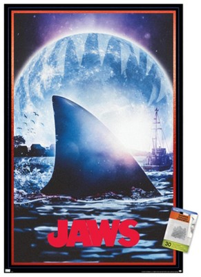 Jaws Movie Poster Print & Unframed Canvas Prints