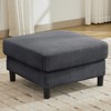 Beautyolove 27.5" Corduroy Upholstered Ottoman with Hidden Storage(Set of 2) - 4 of 4
