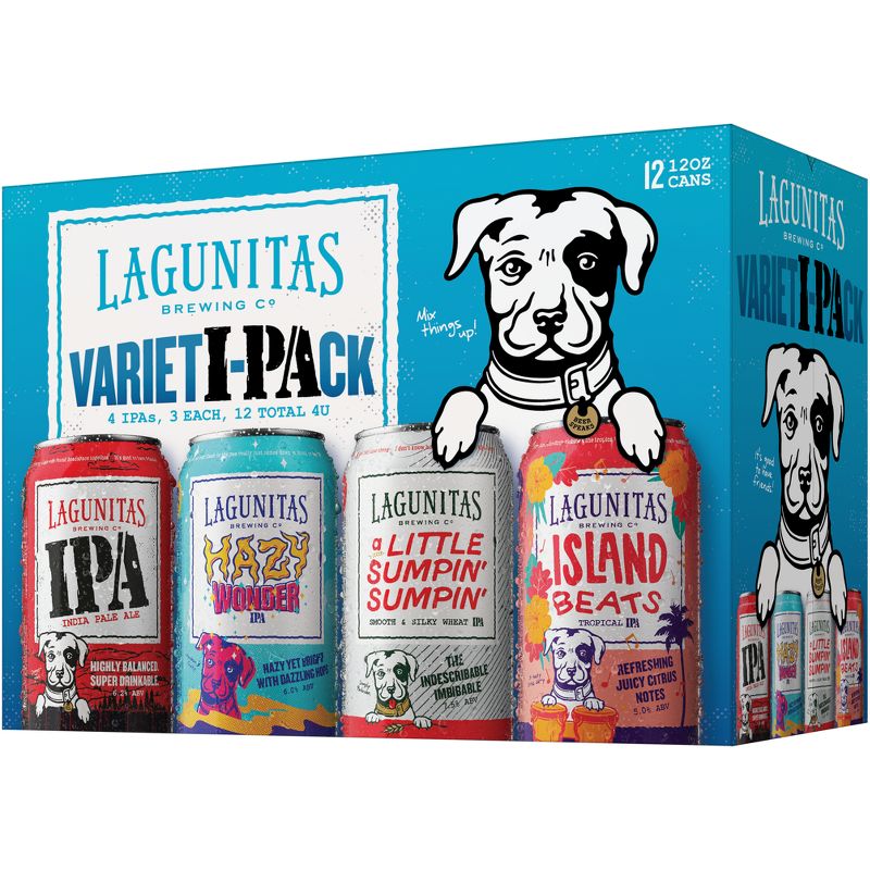 Lagunitas Variety Pack - 12pk/12 fl oz Cans, 3 of 4