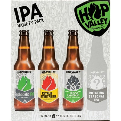 Hop Valley Brewing IPA Variety Pack - 12pk/12 fl oz Bottles