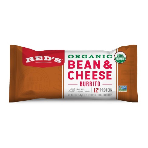 Red's Frozen Organic Bean Rice & Cheese Burrito - 5oz - image 1 of 4