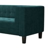 84" Velvet 3-Seater Sofa with Tufted Design & Removable Cushions - 3 of 4