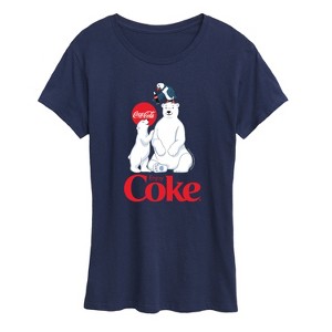 Women's - Coca-Cola - Polar Bears And Puffin Short Sleeve Graphic T-Shirt - 1 of 4