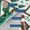 Christmas Area Rug, Xmas Theme Print Throw Carpet with Non Slip Backing, Low Pile Stain Resistant Floor Carpet for Living Room, Bedroom - 3 of 4