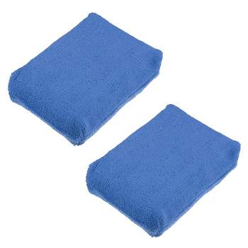 Microfiber Ultra Soft Applicator Foam Tool Sponge Block Car Protection Tool Car  Wax Applicator Pad For Hand Polish 2pcs Blue