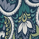 sapphire aurora blue damask