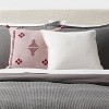 Velvet Reverse Oblong Dec Pillow - Threshold™ - 2 of 4