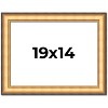 PosterPalooza | Traditional Gold Picture Frame - UV Acrylic, Backing Board, Hanging Hardware Included - 2 of 4
